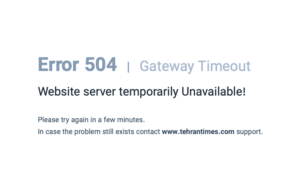 bloqueio mídia Irã EUA