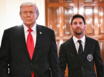 Messi aplaude Donald Trump