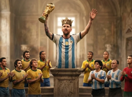Messi melhor jogador da história