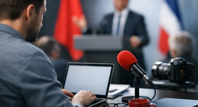 Jornalismo político de esquerda sem disfarce