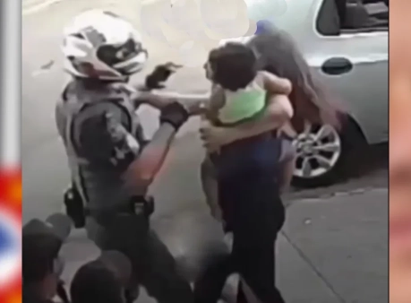 PM soco mulher Tarcísio