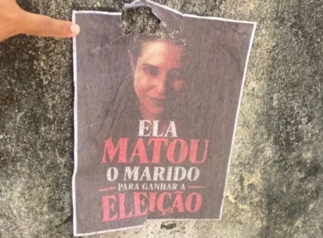 cartazes contra Raquel