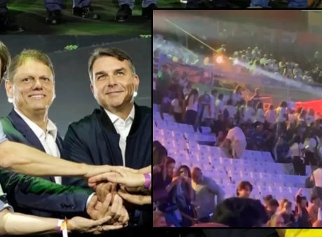 Flávio Bolsonaro convenção Tarcísio