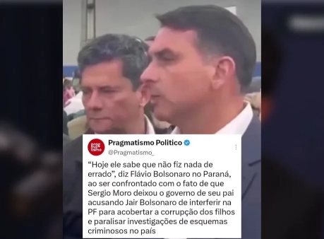 Flávio apoia Moro