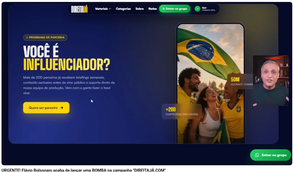 influenciadores fake news contra Lula 