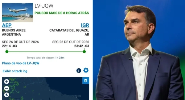 Flávio Bolsonaro foge EUA