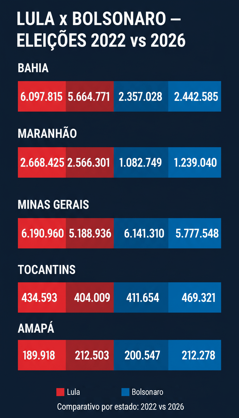 Lula perdeu Minas Gerais